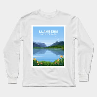 Llyn Padarn Llanberis, Snowdonia Wales Long Sleeve T-Shirt